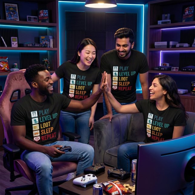 Camiseta Ciclo de Vida de Jogos (Criador carregado)