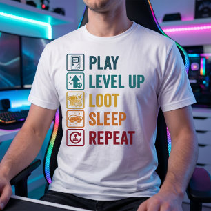 Camiseta Ciclo de Vida de Jogos