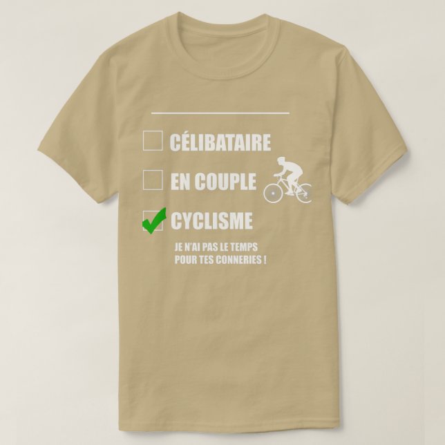 Camiseta Ciclo do casal do solteiro 2 (Frente do Design)