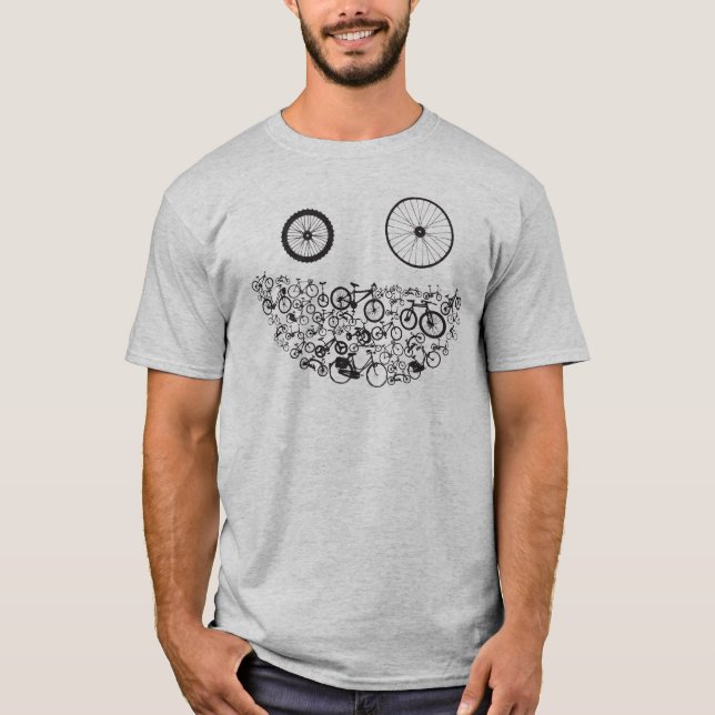 Camiseta Ciclo do papai noel do projeto do doador sorrir (Frente)