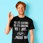 Camiseta Ciclo Elétrico Funny E Bike Para Elétron Bicicleta<br><div class="desc">Ciclagem Elétrica Engraçada Por E-Bike Para Bicicleta Eletrônica</div>