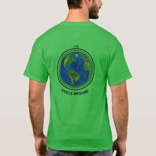 Camiseta Ciclo em torno do t-shirt