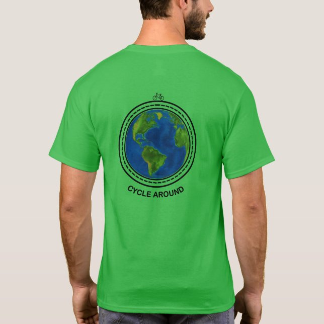 Camiseta Ciclo em volta de T-Shirt (Verso)