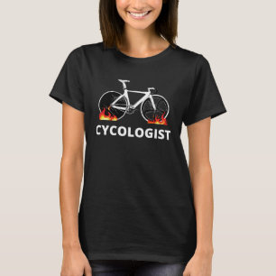 Camiseta Ciclo flamejante Cycologist Ciclista Gif