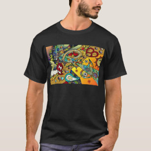 Camiseta Ciclo Psicodélico dos Presentes Retro 60s Roupa