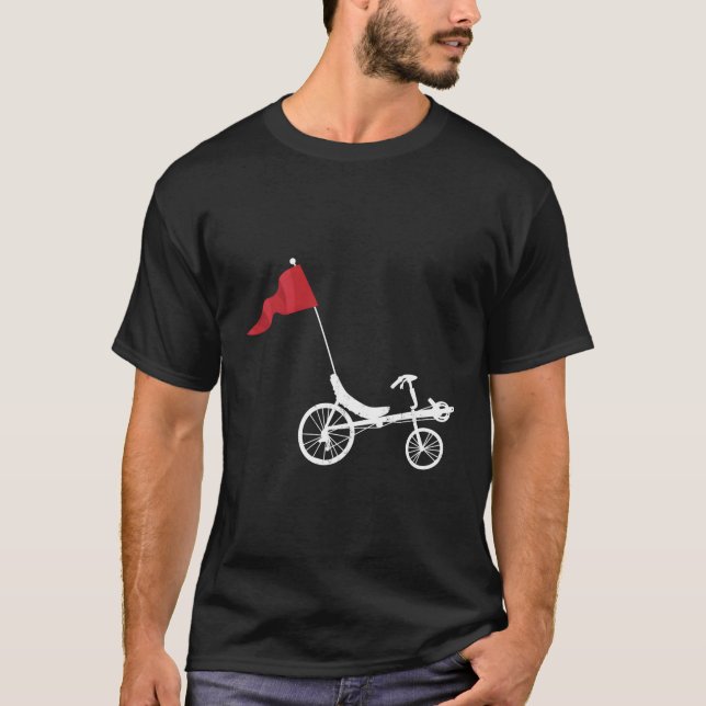 Camiseta Ciclo Recente com Design de Sinalizador (Frente)