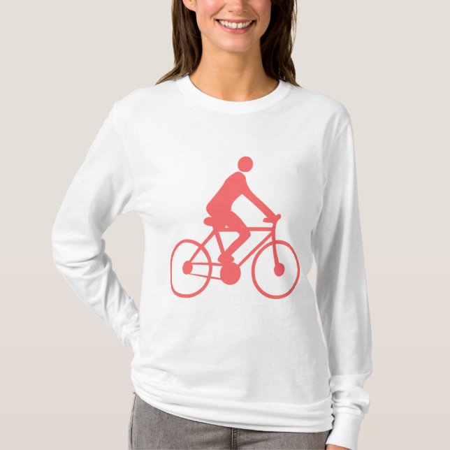 Camiseta Ciclo - Rosa Tropical (Frente)