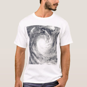 Camiseta Ciclone Rene sobre o oceano de South Pacific