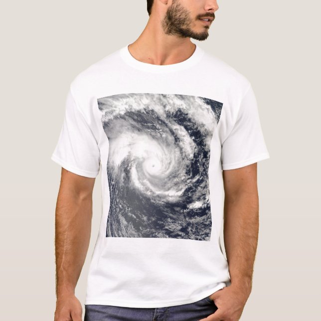 Camiseta Ciclone Tropical Edzani no sul da Índia Oce (Frente)