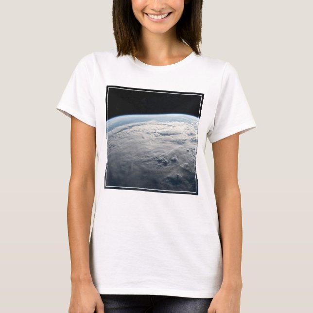 Camiseta Ciclone Tropical Idai Acima Da Costa Da África. (Frente)