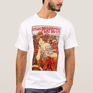 Camiseta Ciclos Perfecta por Alphonse Mucha