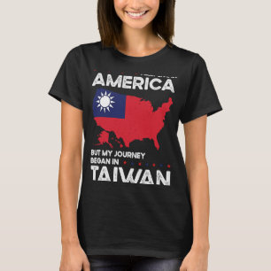 Camiseta Cidadania americana de Taiwan nascer