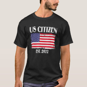 Camiseta Cidadania Americana Decoration American New Citize