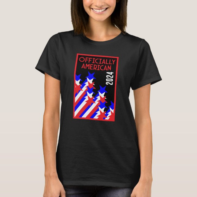Camiseta Cidadania dos EUA concedida (Frente)