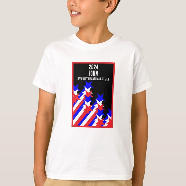 Camiseta Cidadania dos EUA concedida (Frente)