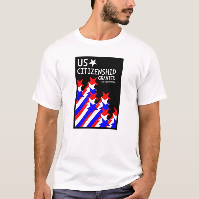Camiseta Cidadania dos EUA concedida (Frente)