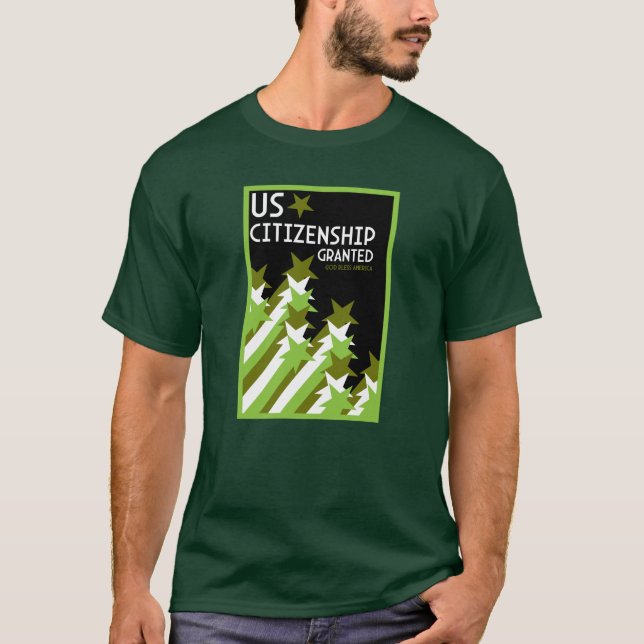 Camiseta Cidadania dos EUA concedida (Frente)