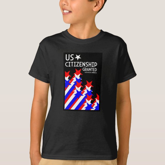 Camiseta Cidadania dos EUA concedida (Frente)