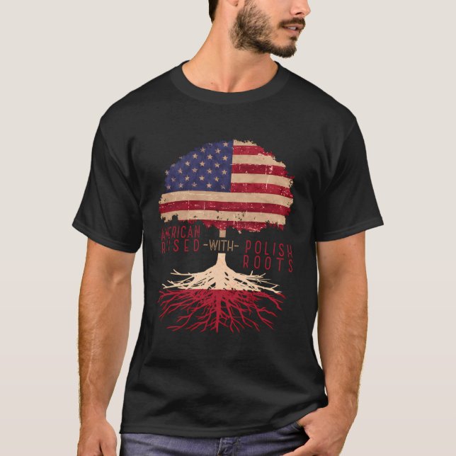 Camiseta Cidadania Usa Patrimônio Nacional Polonês (Frente)