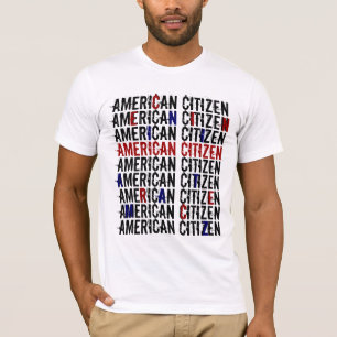 CAMISETA CIDADÃO AMERICANO DO AMERICANO DO CIDADÃO