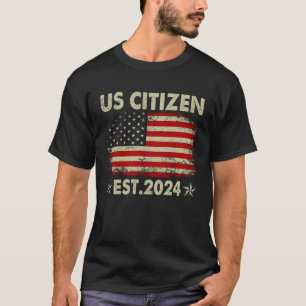 Camiseta Cidadão Americano Est 2024 Imigrante Americano