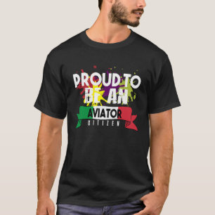 Camiseta Cidadão aviador orgulhoso Profissão carreira traba