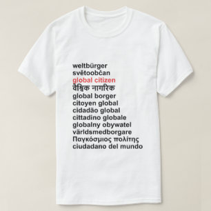 CAMISETA CIDADÃO GLOBAL