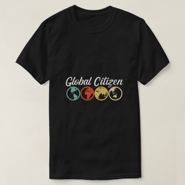 Camiseta Cidadão Global (Frente do Design)