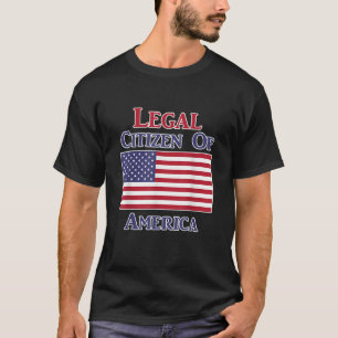 Camiseta Cidadão Legal da América Oferece Cidadania America
