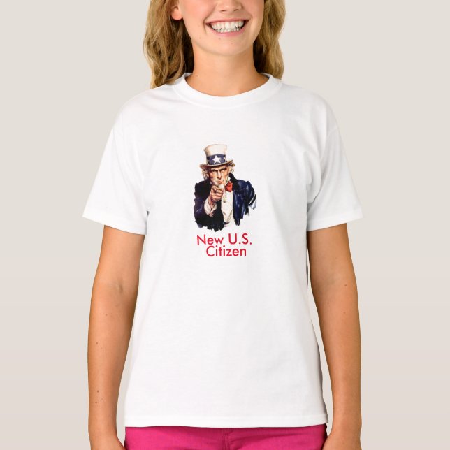 Camiseta Cidadão novo dos E.U. (Frente)