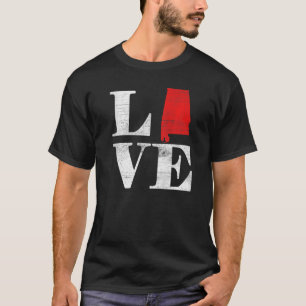 Camiseta Cidadão Orgulhoso América Estado Bandeira Mapa do 