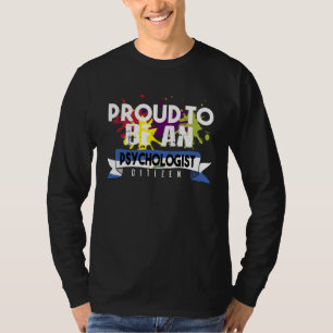 Camiseta Cidadão psicólogo orgulhoso Profissão carreira tra