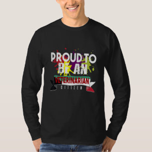 Camiseta Cidadão veterinário orgulhoso Profissão carreira t
