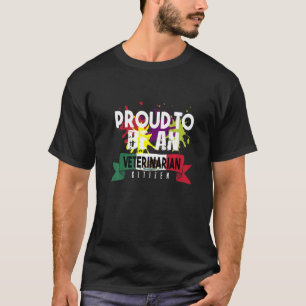 Camiseta Cidadão Veterinário Orgulhoso Profissão Carreira T