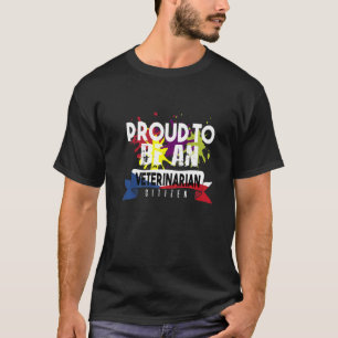 Camiseta Cidadão veterinário orgulhoso Profissão carreira t