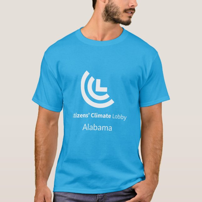 Camiseta Cidadãos Climate Lobby Alabama (Apenas Frente) (Frente)
