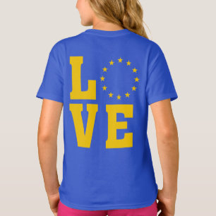 Camiseta Cidadãos da União Europeia, AMOR UE