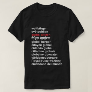 CAMISETA CIDADÃOS GLOBAIS