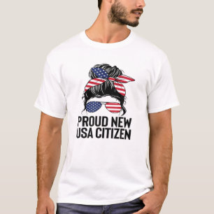 Camiseta Cidadãos Orgulhosos dos EUA Novos Presentes de Ci
