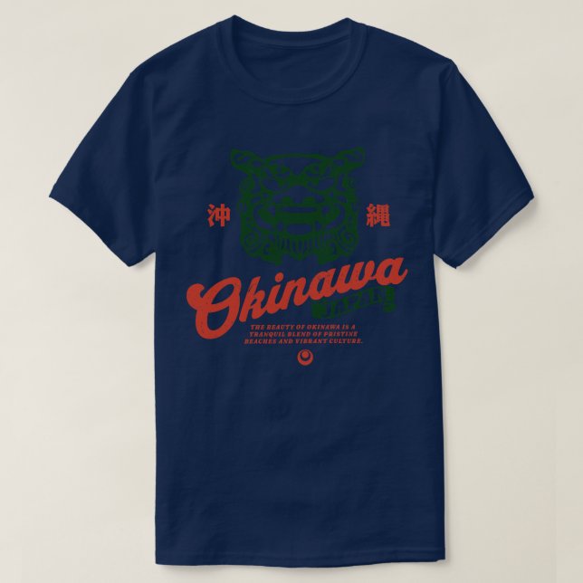 Camiseta Cidade 1 de Okinawa Japão (Frente do Design)