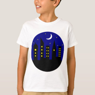 Camiseta cidade à noite