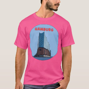 Camiseta Cidade alemã de Hamburgo