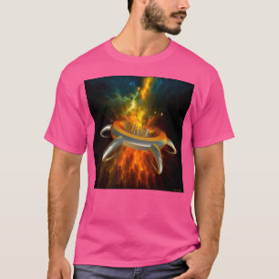 Camiseta Cidade alienígena No Espaço