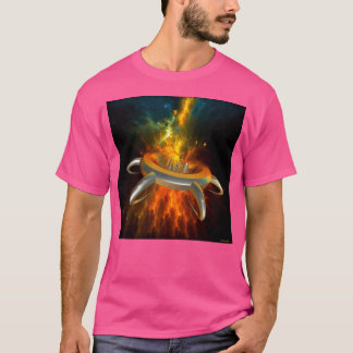 Camiseta Cidade alienígena No Espaço