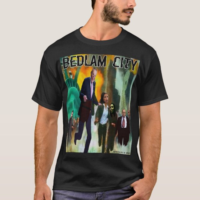 Camiseta Cidade Bedlam (Frente)