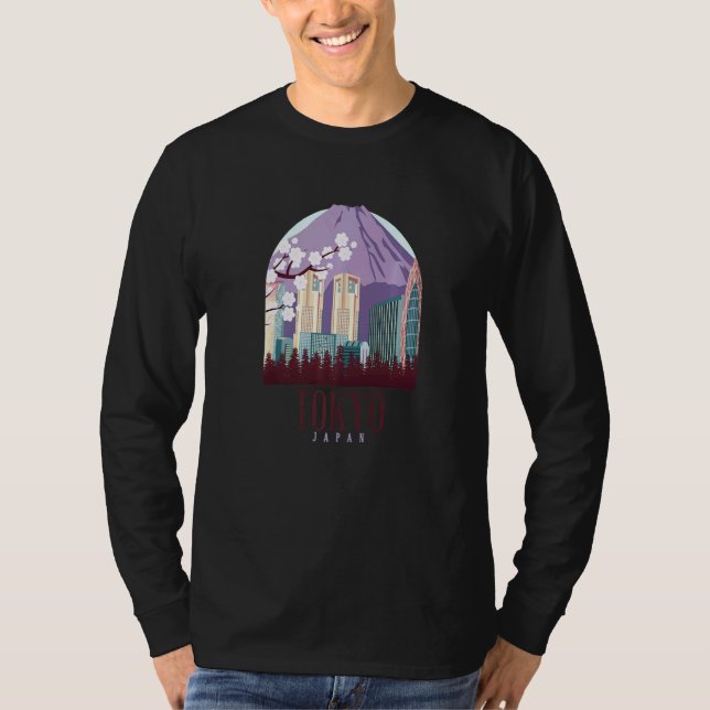 Camiseta Cidade Capital Do Japão, Em Tóquio, Para Souvenir (Frente)