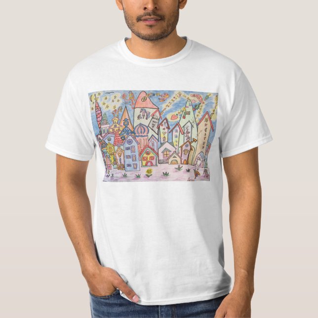 Camiseta cidade cirílica sérvia (Frente)