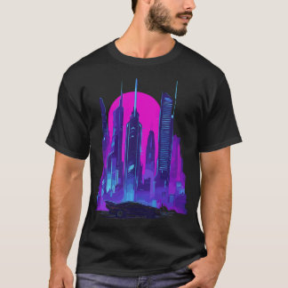 Camiseta Cidade Cyberpunk