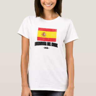 Camiseta Cidade da Bandeira da Espanha Es - Buenavista Del