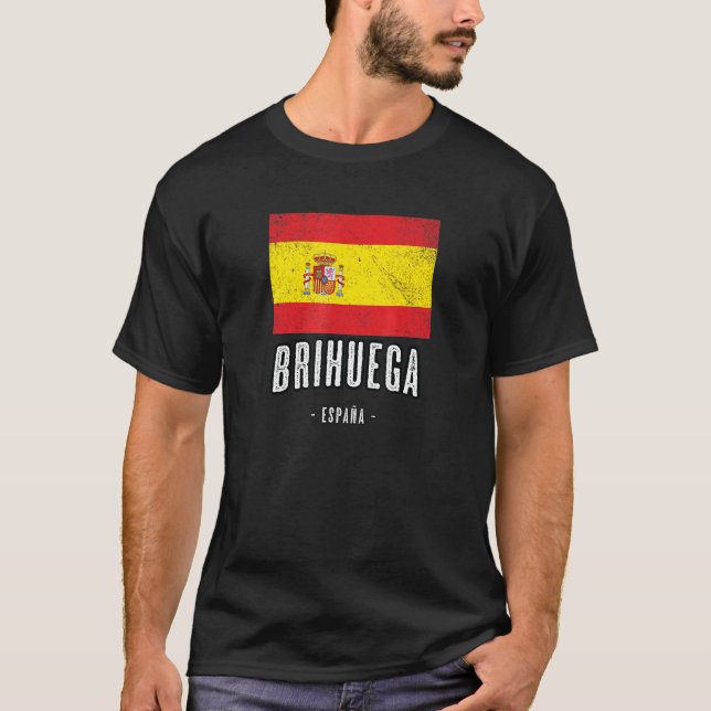 Camiseta Cidade da Bandeira Es da Espanha Brihuega - Ropa B (Frente)